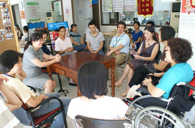 深圳殘疾人心理咨詢輔導站走進福田沙頭職康，為殘障人士點亮“心”光